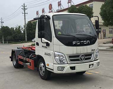 福田蓝牌勾臂式垃圾车